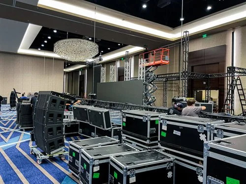 Video Wall Rental and Line Array