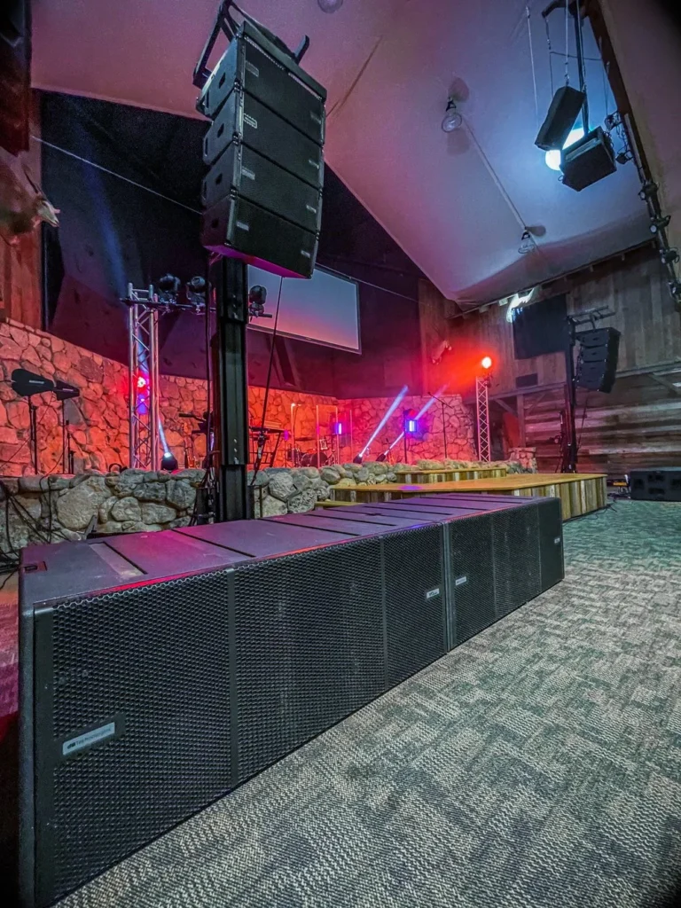 dB Technologies VIOL210 Line Array S218 Sub Sound System Rental in Austin Texas