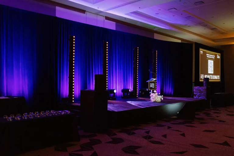 Side View of Hotel Stage Design