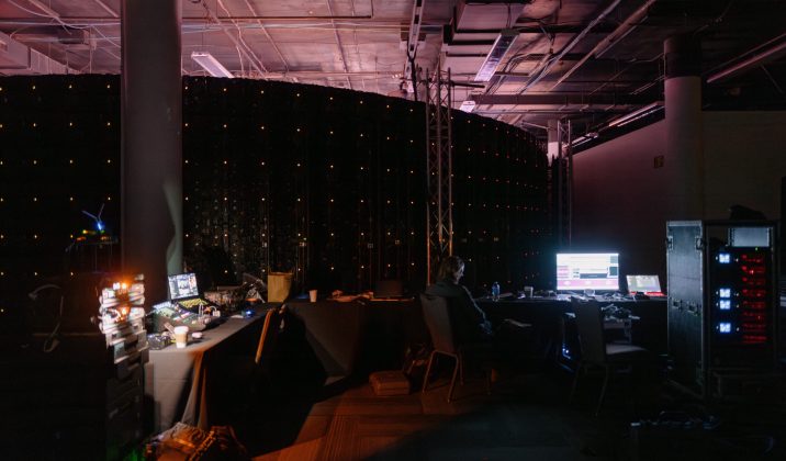 LED Screen Backstage