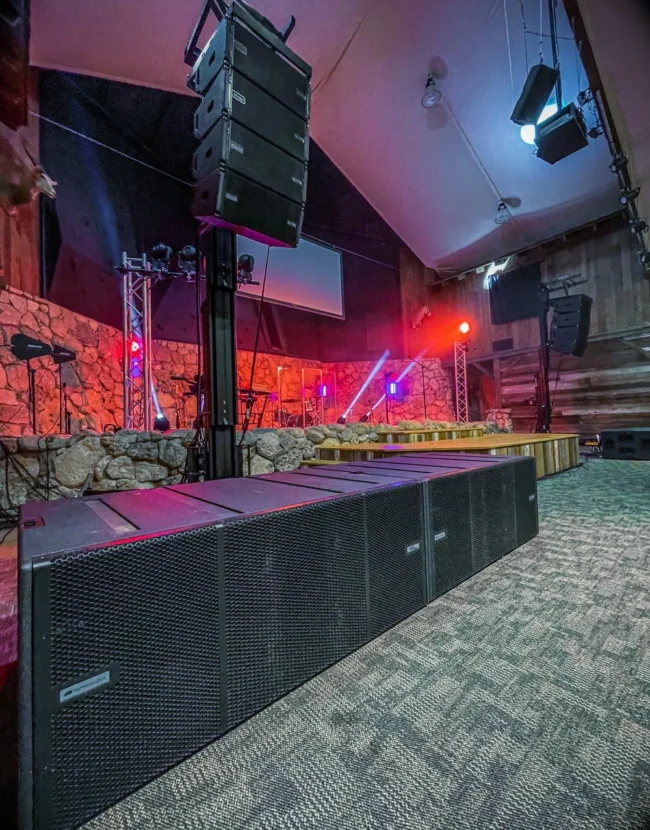 dB Technologies VIOL210 Line Array S218 Sub Sound System Rental in Austin Texas