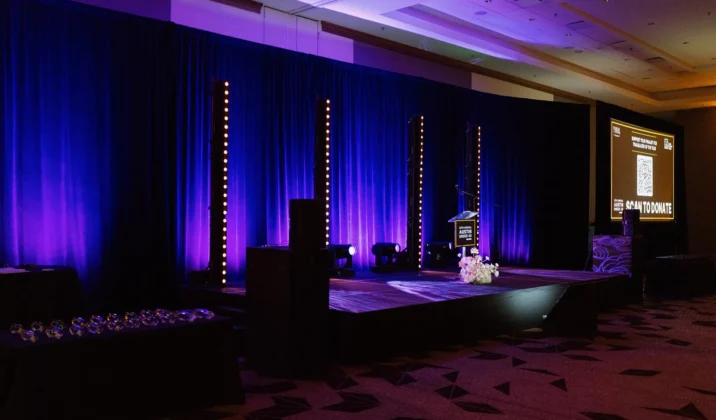 Side View of Hotel Stage Design