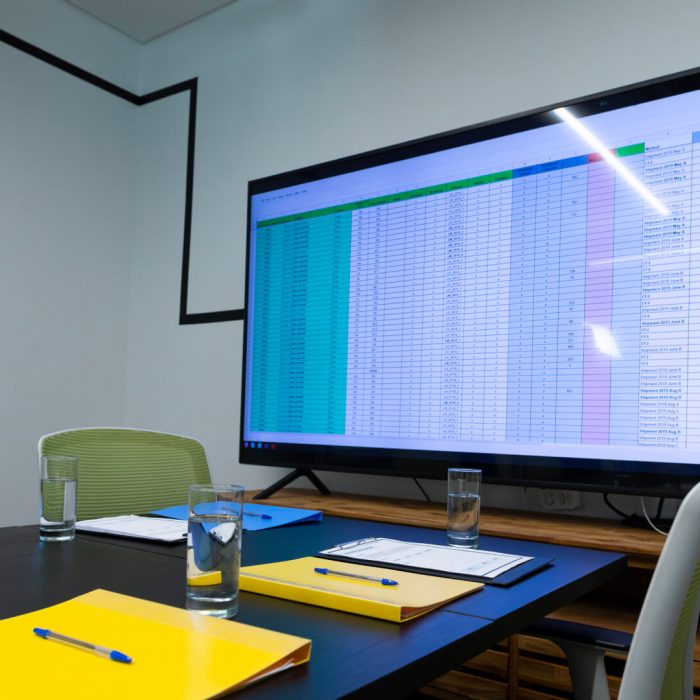 co high resolution display in office